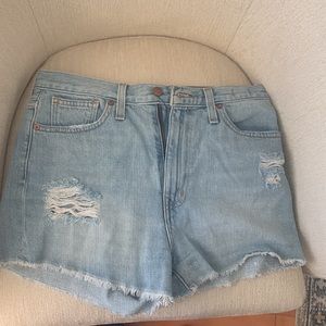 MADEWELL Mom Jean Shorts